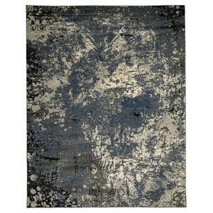 furniture of america amber area rug in gray