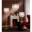 Furniture of America Beacon Glam Glass Sparkling Chandelier in Gold