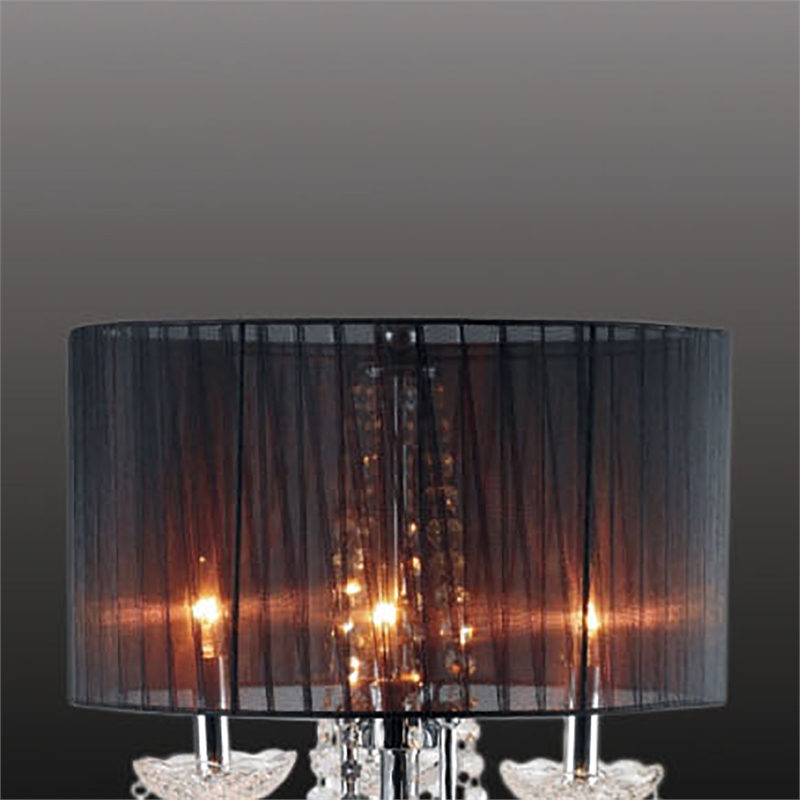 Furniture of America Tessa Glam Metal 62.5