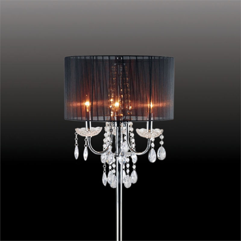 Furniture of America Tessa Glam Metal 62.5