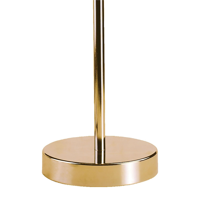 Furniture of America Gemma Glam Glass and Metal Table Lamp in Gold