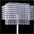 Furniture of America Tika Contemporary Metal Base Floor Lamp in Chrome