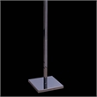 Furniture of America Tika Contemporary Metal Base Floor Lamp in Chrome