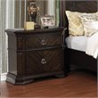 Furniture of America Kaylani Traditional Wood 2-Drawer Nightstand in Espresso