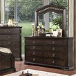 Furniture of America Kaylani Wood 8-Drawer Dresser and Mirror in Espresso