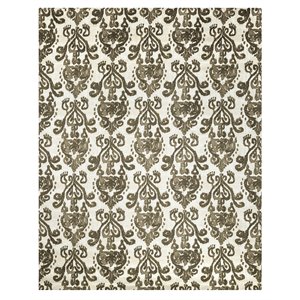 furniture of america fred area rug in beige and brown