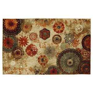 furniture of america ralleigh area rug in beige