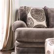 Furniture of America Sheryl Transitional Microfiber Loveseat in Brown