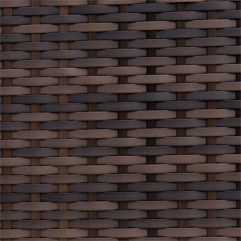 Furniture of America Daley Brown and Beige Rattan Patio Sectional Set