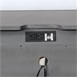 Furniture of America Bradford Solid Wood 3-Drawer Nightstand in Gray
