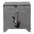 Furniture of America Bradford Solid Wood 3-Drawer Nightstand in Gray