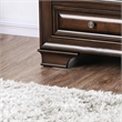 Furniture of America Bradford Solid Wood 6-Drawer TV Stand in Brown Cherry