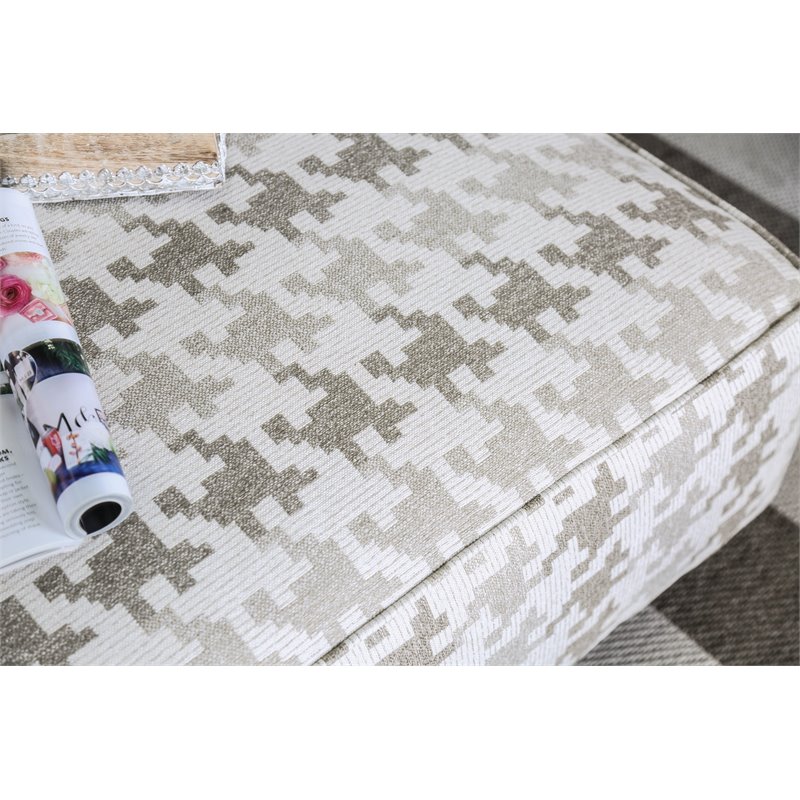 Furniture of America Verdugo Transitional Fabric 2-Piece Sofa Set in Light Gray