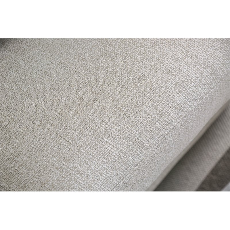 Furniture of America Verdugo Transitional Fabric 2-Piece Sofa Set in Light Gray