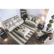 Furniture of America Verdugo Transitional Fabric 2-Piece Sofa Set in Light Gray