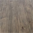 Furniture of America Joss Rustic Wood Round Tufted Coffee Table in Antique Oak