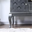 Furniture of America Bethlehem Wood Wine Rack Sideboard in Gray