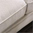 Furniture of America Barol Contemporary Chenille Corner Sectional in Ivory