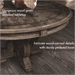 Furniture of America Clyde Wood 7-Piece Round Dining Table Set in Natural