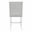 Furniture of America Ronan Antique White Fabric 25-Inch Counter Stool (Set of 2)