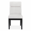 Furniture of America Andy Fabric Padded Dining Side Chair in Beige (Set of 2)