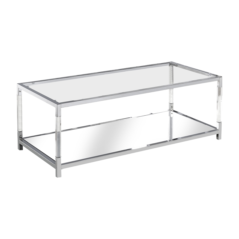 Furniture Of America Jask Contemporary, Contemporary Chrome Coffee Tables
