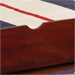 Furniture of America Barnes Transitional Wood Twin Storage Trundle in Cherry