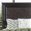 Furniture of America Reauso Solid Wood Storage Queen Bed in Espresso