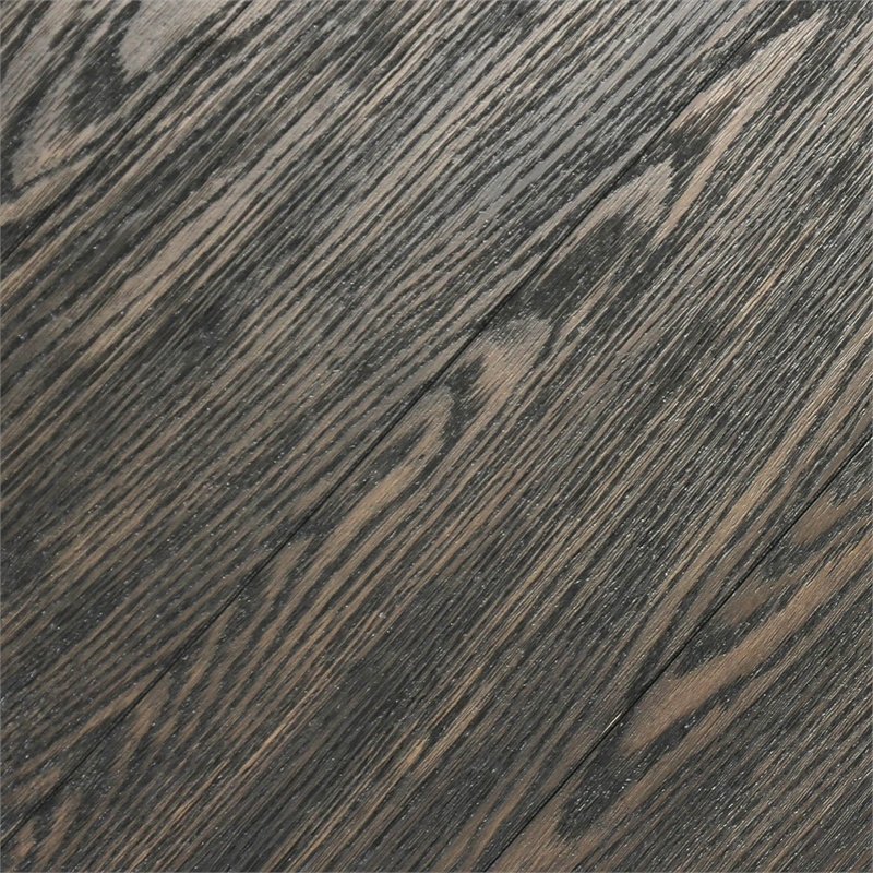 Furniture of America Reauso Solid Wood Storage Cal King Bed in Espresso