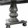 Furniture of America Alstroemeria Wood Extendable Dining Table in Gray