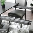Furniture of America Alstroemeria Wood 9-Piece Extendable Dining Set in Gray