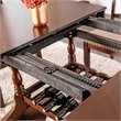 Furniture of America Lenon Wood Extendable Dining Table in Brown Cherry