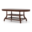 Furniture of America Lenon Wood Extendable Dining Table in Brown Cherry