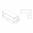 Furniture of America Herk Industrial Wood Multi Purpose Bench in Reclaimed Oak