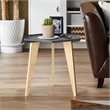 Furniture of America Bok Modern Chic Metal Tray-Top End Table in Gray