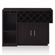 Furniture of America Derick Wood Multi-Storage Buffet Cabinet in Espresso