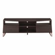 Furniture of America Garrison Wood Storage 62-Inch TV Stand in Wenge Brown