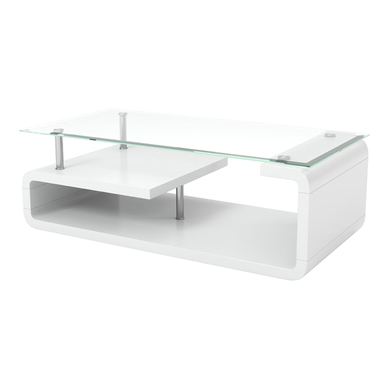 Glass Coffee Table, Glass Coffee Tables, Glass Top Coffee Table | Cymax.com