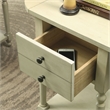 Furniture of America Mendez Wood Drop-Leaf Side Table in Antique White