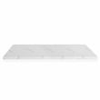 Furniture of America Gomez Fabric Full Topper Mattress in White