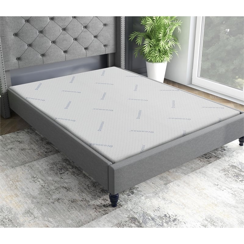 Furniture of America Gomez Fabric Full Topper Mattress in White