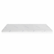 Furniture of America Al Fabric Full Memory Foam Topper Mattress in White