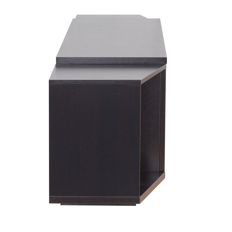 Furniture of America Vinnie Modern Wood 72-Inch TV Stand in Cappuccino