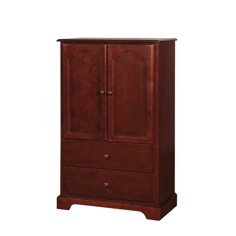 Furniture of America Talia Transitional Armoire in Cherry IDF7158CHAR