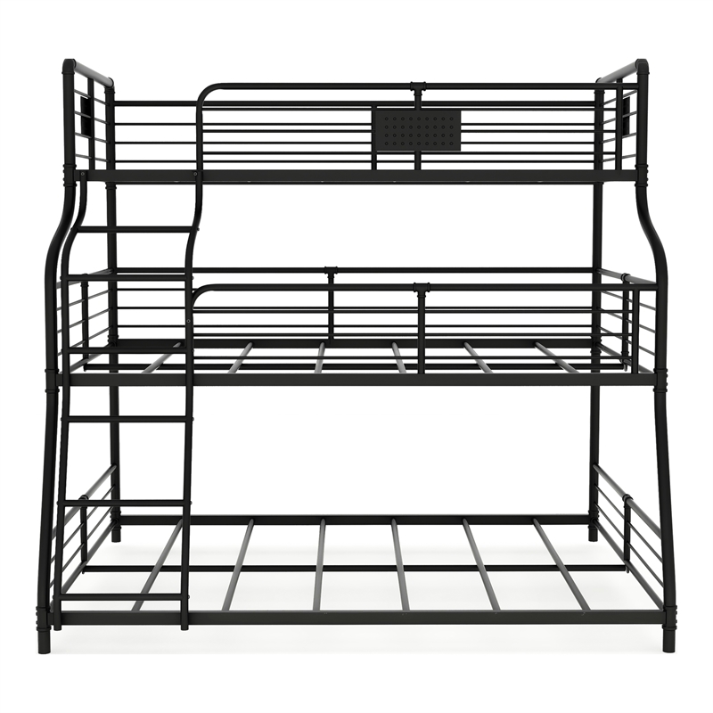 Furniture Of America Bryon Metal Twin, Twin Over Full Queen Triple Bunk Bed