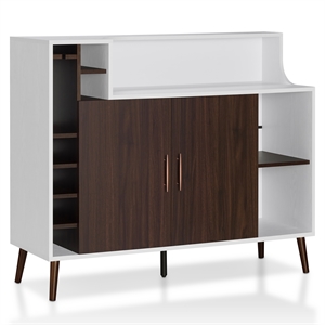 Furniture of America Reid Modern Wood Multi-Storage Buffet in White
