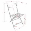 Furniture of America Mina Metal Side Chair in Silver Gun Metal (Set of 2)
