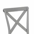 Furniture of America Balucci Metal Dining Chair in Silver (Set of 2)
