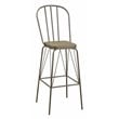 Furniture of America Chelsea Metal Windsor Bar Stool in Bronze (Set of 2)