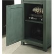Furniture of America Jennifer Wood 1-Drawer Side Table in Antique Teal Blue